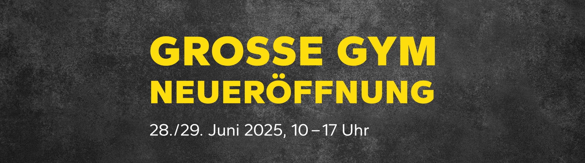 gym eroeffnung